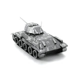 Fascinations Metal Earth T-34 Tank 3D DIY Steel Model Kit