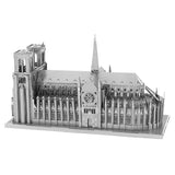 Fascinations Metal Earth Iconx Notre Dame 3D DIY Steel Model Kit