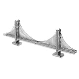 Fascinations Metal Earth Golden Gate Bridge 3D DIY Steel Model Kit