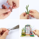 Robotime DIY Mini Dollhouse Building Model Home Decoration toys Garden Entrance DGM02