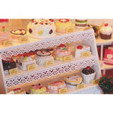 Dollhouse miniature in Frame Box (13801A), Happy Cake house with Music