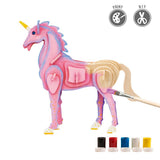 3D painting puzzle HC203 Unicorn