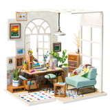 Robotime DIY Mini Dollhouse Building Model Home Decoration toys SOHO time DGM01