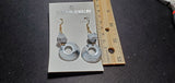 Grey Gem & Hoop Earrings A1-3