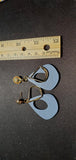 Grey Raindrop Earrings A1-5