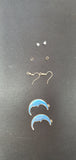 Blue Moon Pendant Earrings B2-1