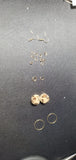 Small Ring Hoop & Leopard patterned ball C1-4