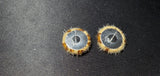 Leopard patterned Stud Earrings C2-1