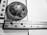 Badge shaped coaster resin