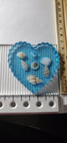 Heart coaster resin