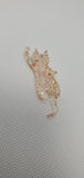 scratching cat resin