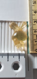 bunny holding heart resin