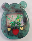 bear cute tamagochi  (resin shaker)