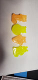 L.O.V.E resin (set of four)