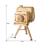 Modern 3D Wooden Puzzle-Non Animals TG403 Vintage Camera