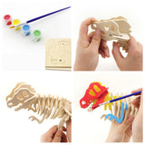 3D painting puzzle HC201 T-Rex