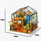 DIY Dollhouse Kit-Cathy's Flower House with LED light DG104