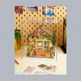 Dust Cover Display Box for Robotime DIY Dollhouse Kit DGC8-9