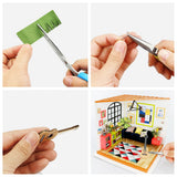 DIY Dollhouse Kit-Locus's Sitting Room with LED light DG106