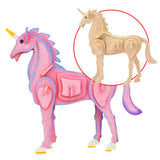 3D painting puzzle HC203 Unicorn