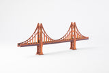 IncrediBuilds Monument Collection San Francisco Golden Gate Bridge 3D Wood Model and Mini-Book
