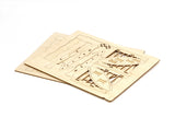IncrediBuilds Monument Collection San Francisco Golden Gate Bridge 3D Wood Model and Mini-Book