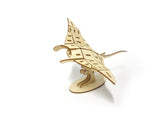 IncrediBuilds Animal Collection Manta Ray 3D Wood Model and Booklet