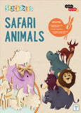 IncrediBuilds Jr. Stackables Safari Animals 3D Wood Model