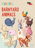 IncrediBuilds Jr. Stackables Barnyard Animals 3D Wood Model