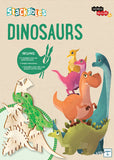 IncrediBuilds Jr. Stackables Dinosaurs 3D Wood Model