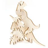IncrediBuilds Jr. Stackables Dinosaurs 3D Wood Model