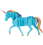 IncrediBuilds Animal Collection Unicorn Book and 3D Wood Model