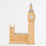 IncrediBuilds Monument Collection London Big Ben 3D Wood Model and Mini-Book