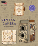IncrediBuilds Hobby Collection Vintage Camera 3D Wood Model