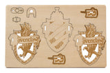 IncrediBuilds Emblematics Harry Potter Ravenclaw 3D Hanging Wood Decoration Model