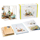 Robotime DIY Mini Dollhouse Building Model Home Decoration toys SOHO time DGM01