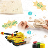 3D painting puzzle HC255 Tank
