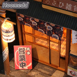 Hoomeda D035 Japanese style grocery store Doll House Diy miniature 3D Wooden Puzzle Dollhouse miniaturas Furniture House Doll