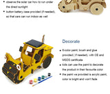 Wincent Solar Energy Series Solar Roadroller 3D Wood Puzzle Model