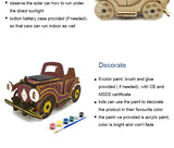 Wincent Solar Energy Series Solar Convertible 3D Wood Puzzle Model
