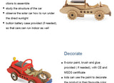 Wincent Solar Energy Series Solar Car 3D Wood Puzzle Model