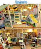 Hoomeda 13841 Container Home A DIY Dollhouse Kit 3D Japanese Style With Music Cover Light