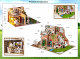 Hoomeda X002 Diy Doll House furniture toys for children miniature Dollhouse casa dolls Houses Birthday Christmas Gifts Scottish Estate
