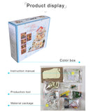 Hoomeda 13845 Be Enduring As The Universe DIY Dollhouse With Music Light Miniature Model