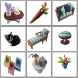 Hoomeda 13842 Container Home B With Music Cover Light DIY Dollhouse Kit 3D Japanese Style