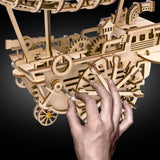 3D Puzzle Movement Assembled Wooden Air Vehicle - LK702