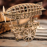 3D Puzzle Movement Assembled Wooden Air Vehicle - LK702