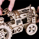 3D Puzzle Movement Assembled Wooden Tractor - LK401 NEW