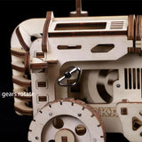 3D Puzzle Movement Assembled Wooden Tractor - LK401 NEW