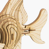 Modern 3D Wooden Puzzle-Sea animals TG273 Angel Fish